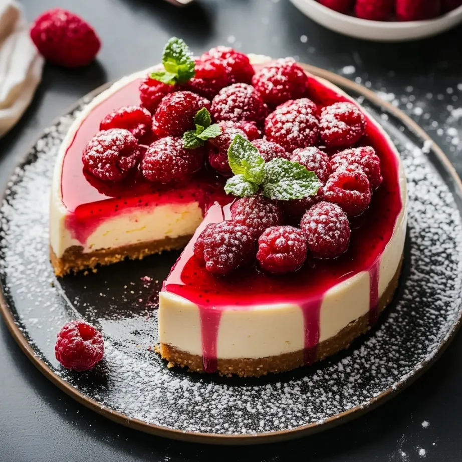 Cheesecake framboise