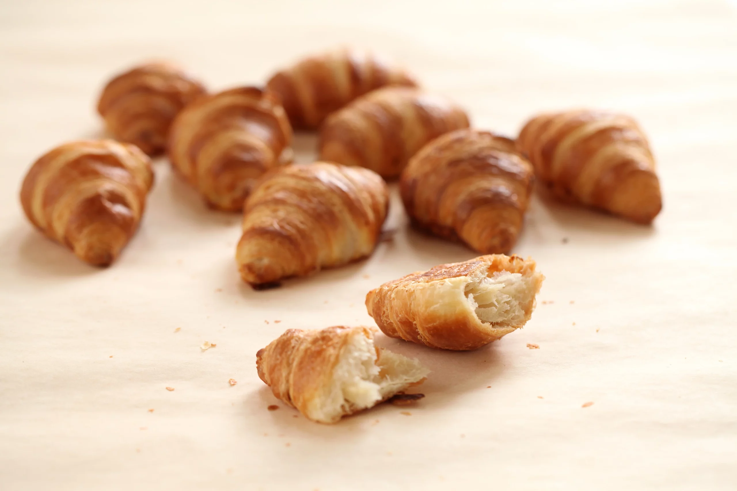 mini croissants francais