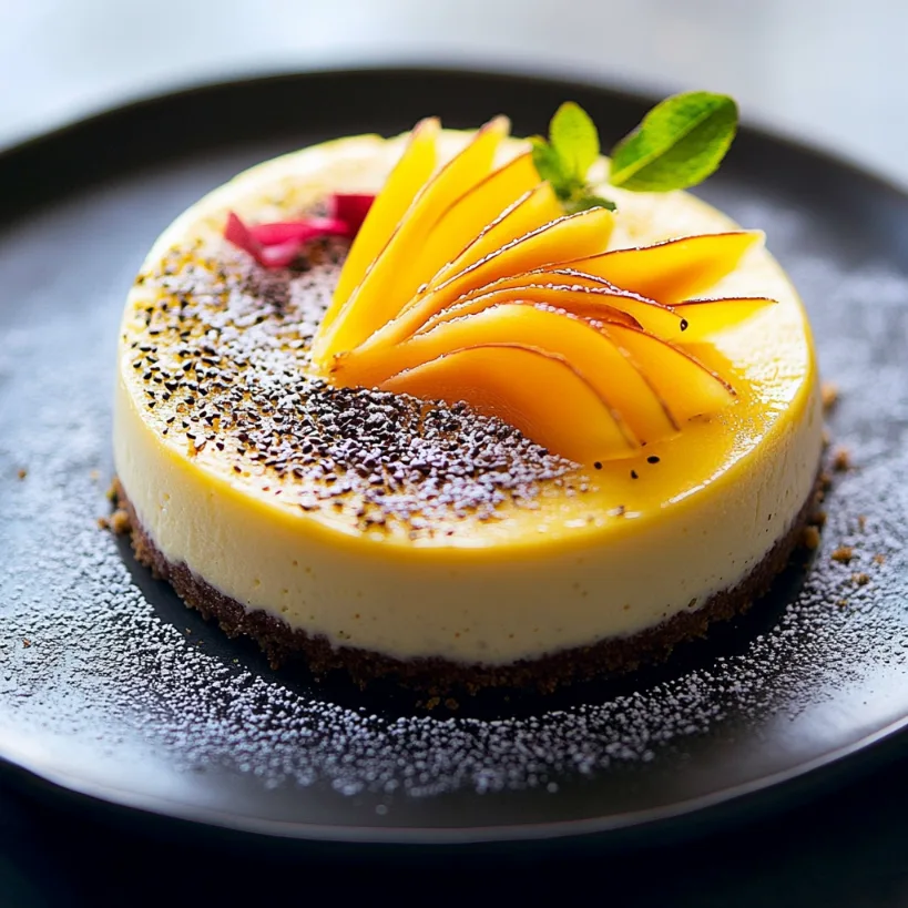 recette cheesecake mangue