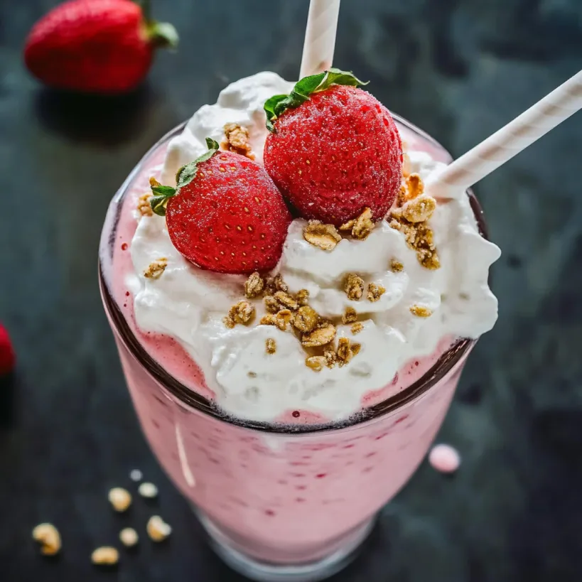 recette boisson fraise