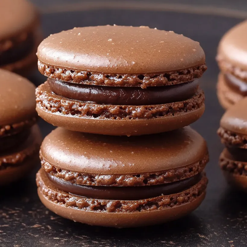 recette macarons au chocolat