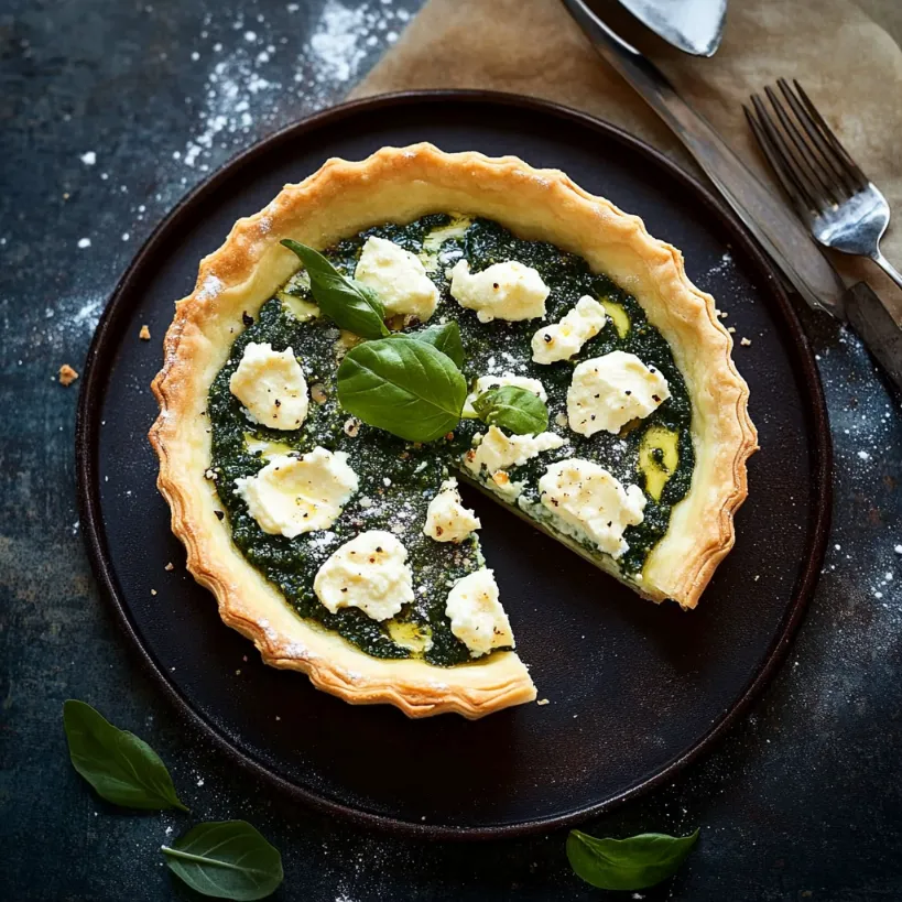 tarte salée épinards ricotta